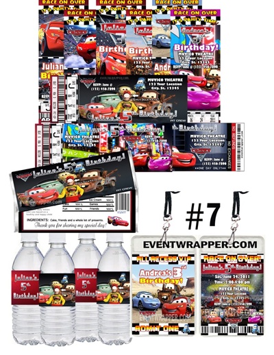 Party Favors on Cars 2 Party Supplies And Ideas She Plans Parties