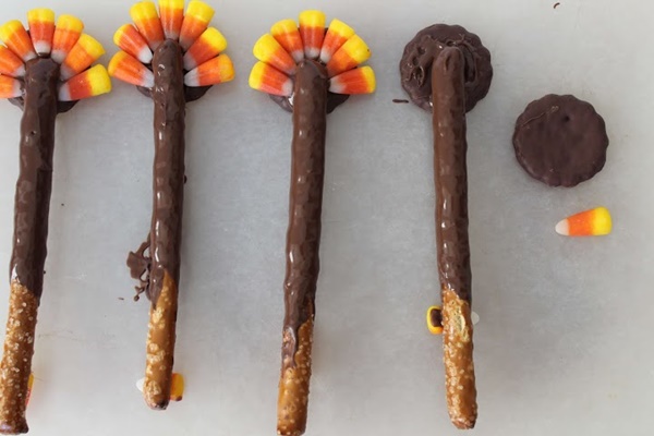 pretzel turkeys
